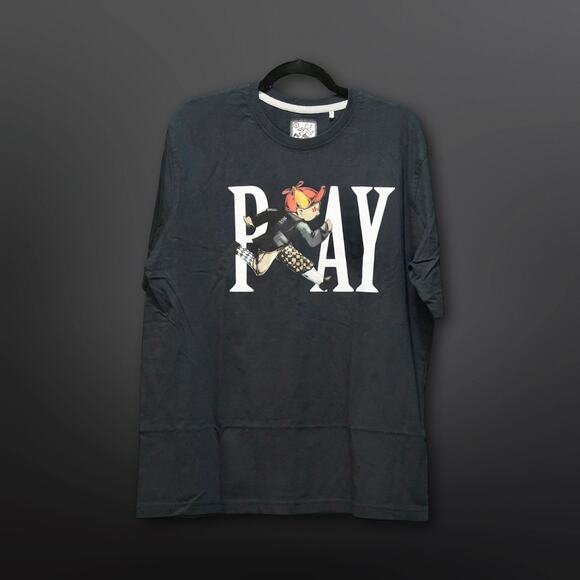 Play Cloths Black Graphic Print T-Shirt - Size Large - Picture 1 of 2